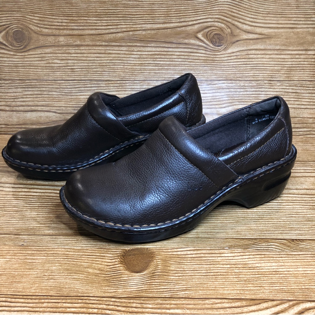 Boc Clogs Brown Euc